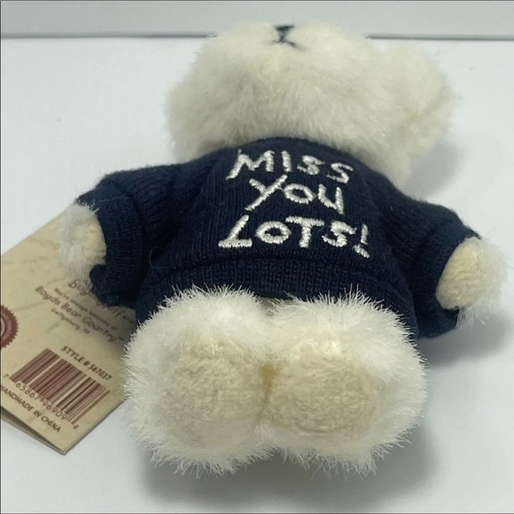 Vintage Retired Boyds Bears Mini Miss you lots collectible plush bear 4” - Picture 5 of 9
